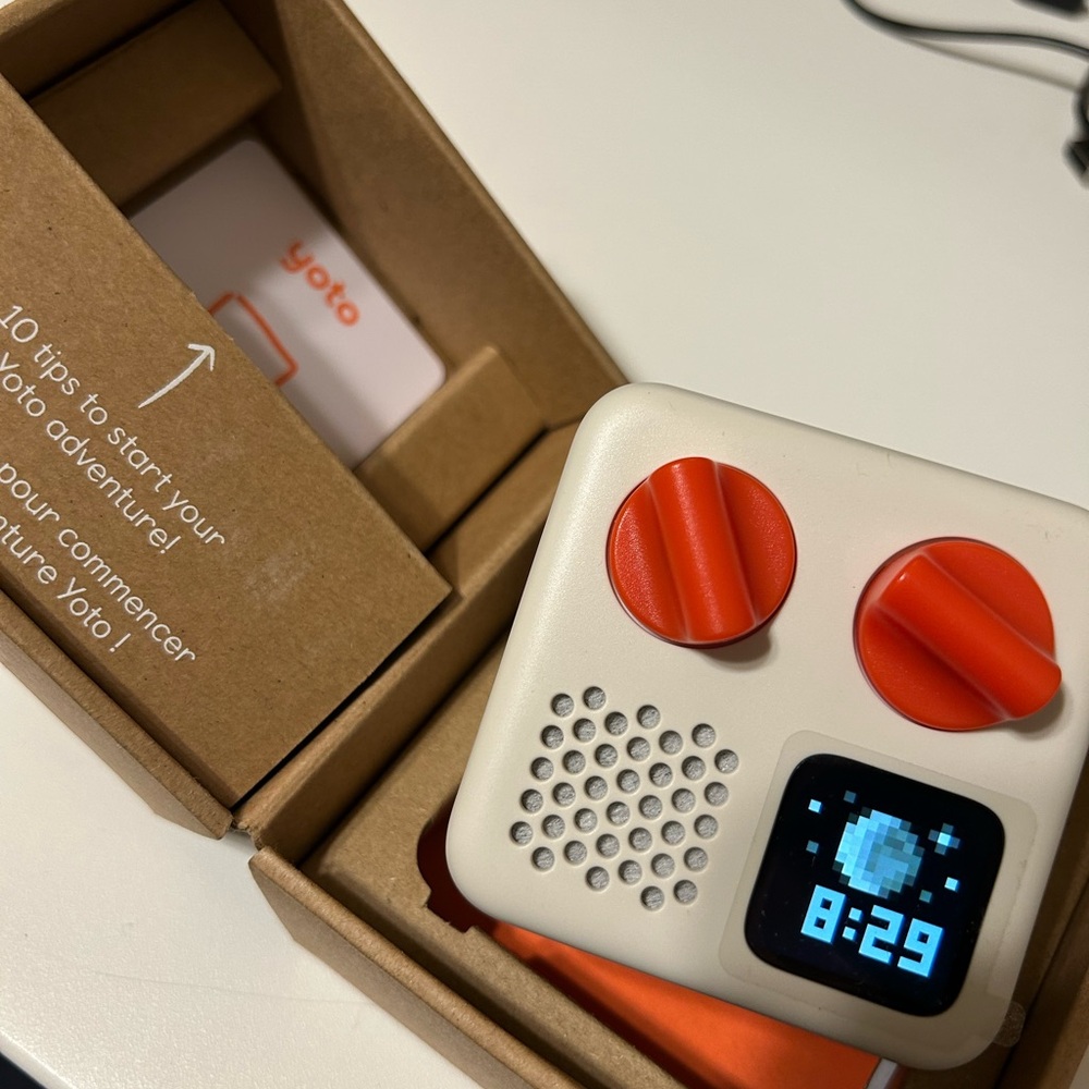 Yoto Player with Red Dials